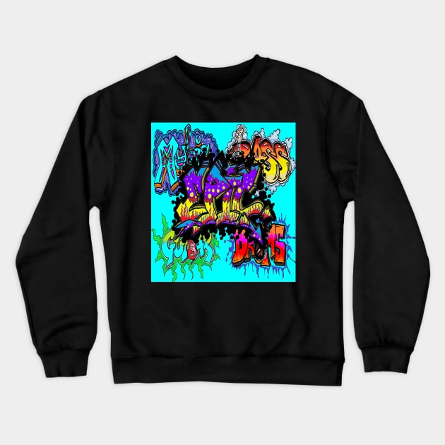 graffiti blue epic 777 Crewneck Sweatshirt by LowEndGraphics